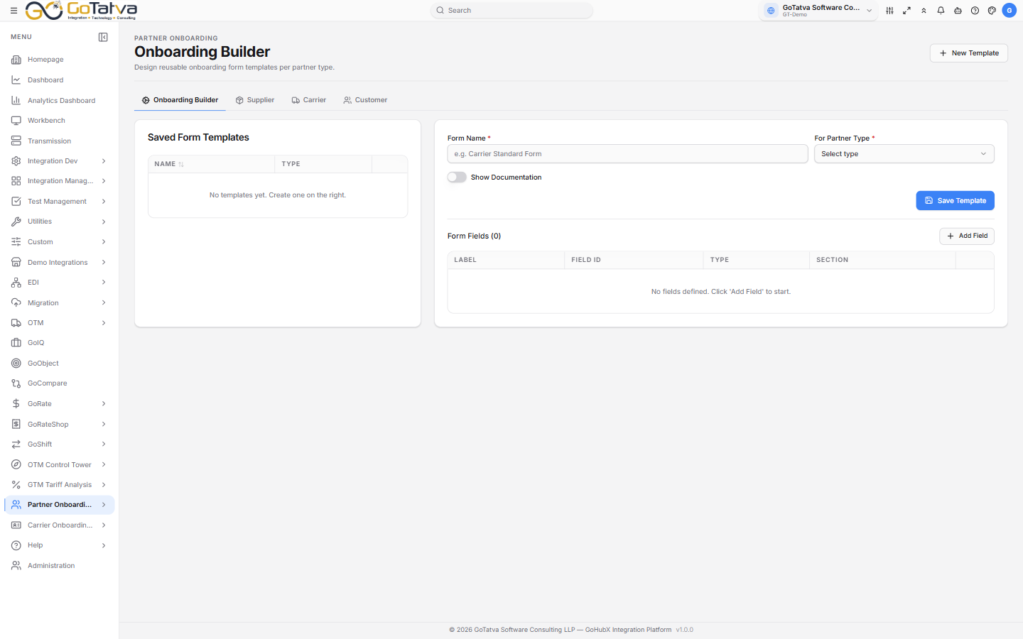 Onboarding Builder