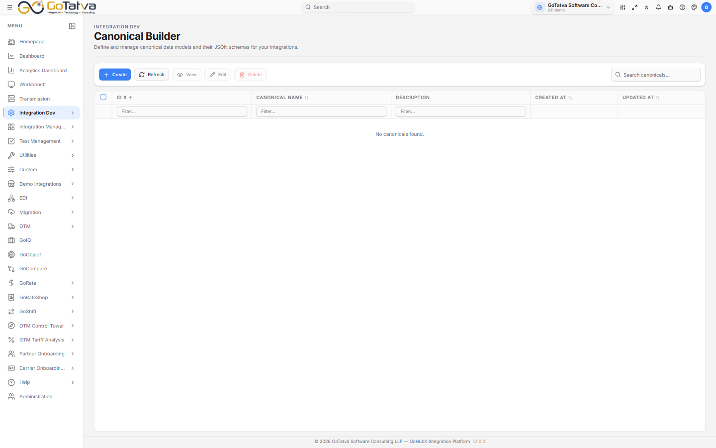Canonical Builder