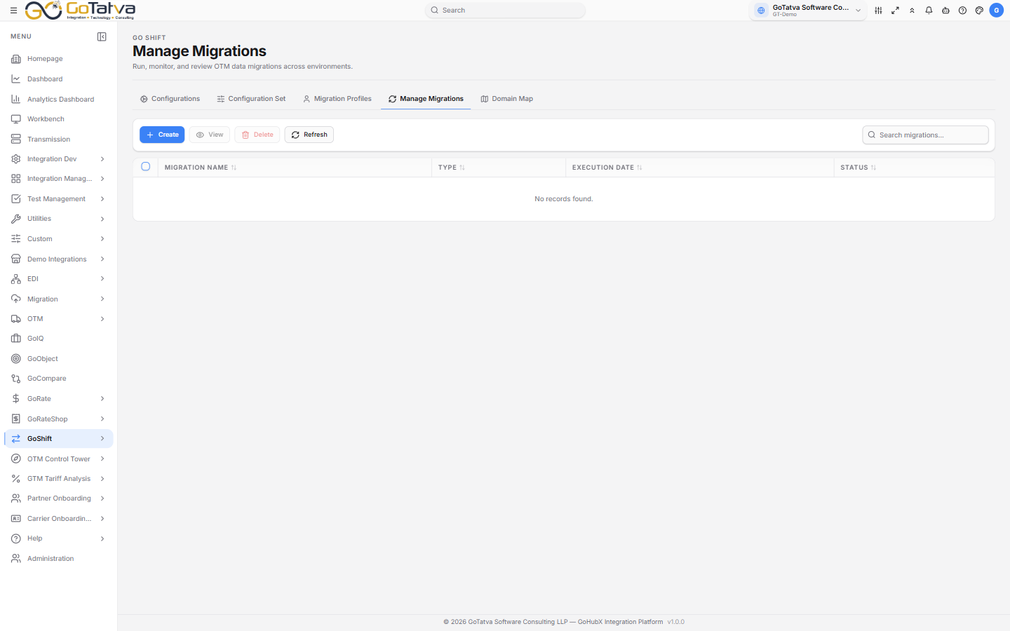 Manage Migrations