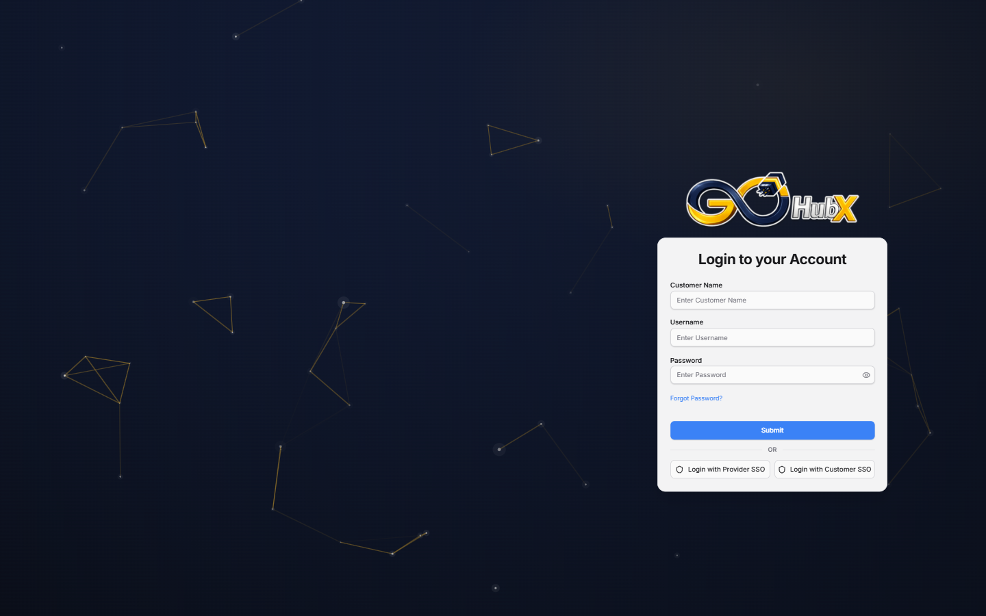 Sign-in page