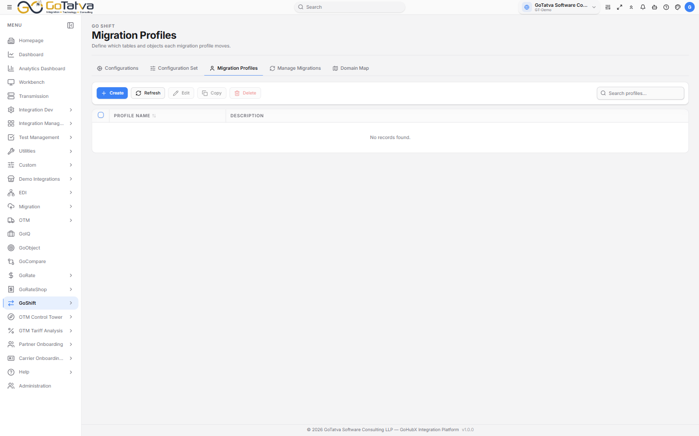 Migration Profiles